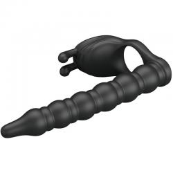 Pretty love - blackney anillo pene con plug vibrador negro