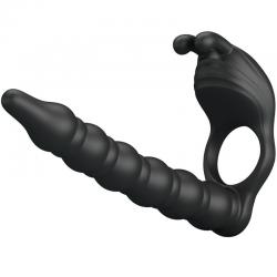 Pretty love - blackney anillo pene con plug vibrador negro