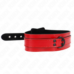 Kink - collar ajustable rojo vino 37.5-49.5 cm x 5 cm