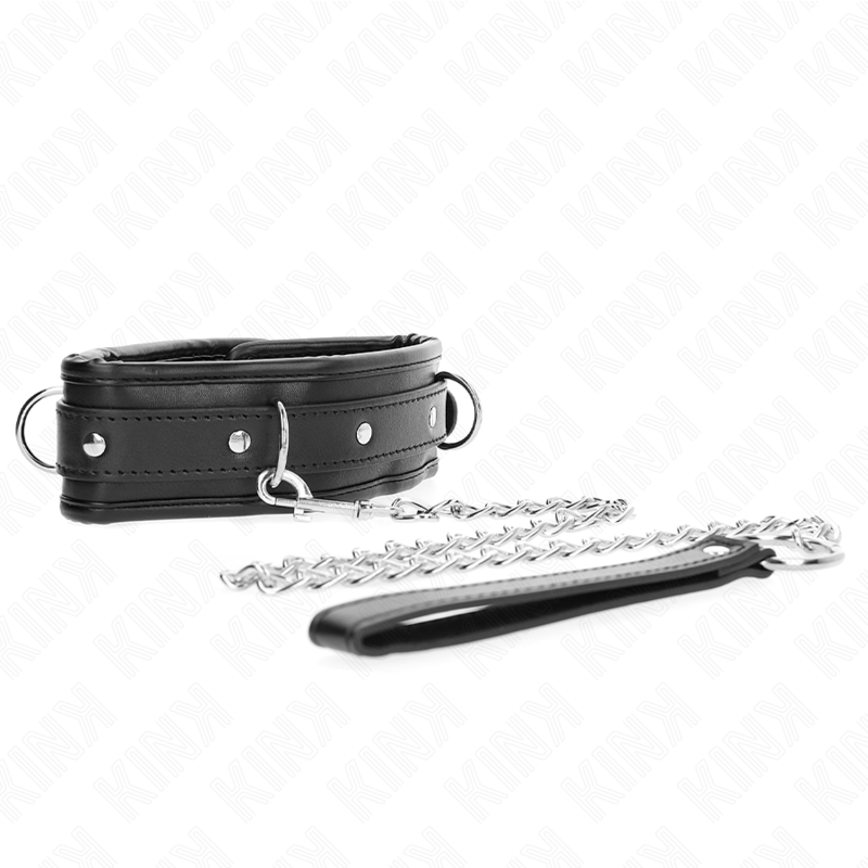 Kink - collar con correa 65 cm pesado modelo 1 ajustable 36.5-50 cm