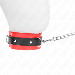 Kink - collar con correa 65 cm rojo 54 x 4.5 cm