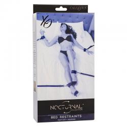 Calexotics - nocturnal restricciones de cama cuero ajustable negro