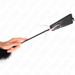 Kink - plumas para cosquillas con lazo de cinta rosa 49 cm