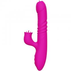 Armony - fanny vibrador multifuncion doble lengua efecto calor fucsia