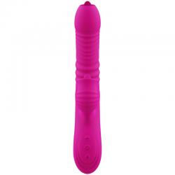 Armony - fanny vibrador multifuncion doble lengua efecto calor fucsia