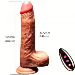 Armony - dildo realistico vibrador & thrusting control remoto 22.5 cm