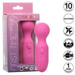 Calexotics - first time masajeador recargable 10 vibraciones rosa