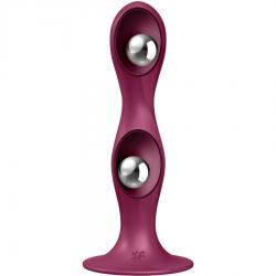 Satisfyer - double ball-r dildo silicona