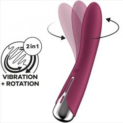 Satisfyer - spinning vibe 1 vibrador rotador g-spot red