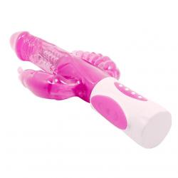 Baile - pretty bunny triple vibrador rotador