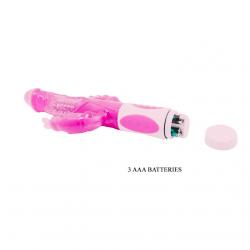 Baile - pretty bunny triple vibrador rotador