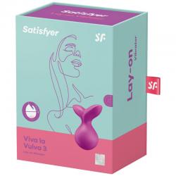 Satisfyer - viva la vulva 3 vibrador lay-on violeta