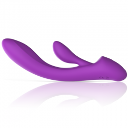 Intense - luigi vibrador rabbit silicona liquida morado