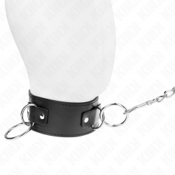 Kink - collar con correa 65 cm 3 anillos modelo 2 ajustable 36-43 cm x 5 cm