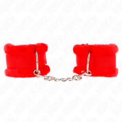 Kink - muñequeras forrada rojo ajustable 17-31 cm x 7 cm