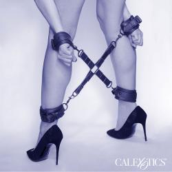 Calexotics - nocturnal conector hog tie cuero ajustable negro