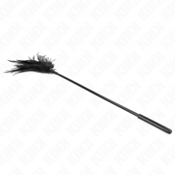 Kink - plumas múltiples para cosquillas negro 45 cm