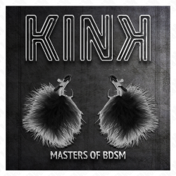 Kink - pinzas para pezones con pluma negro 7 cm