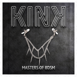 Kink - pinzas para pezones con cadena de púas 30 cm