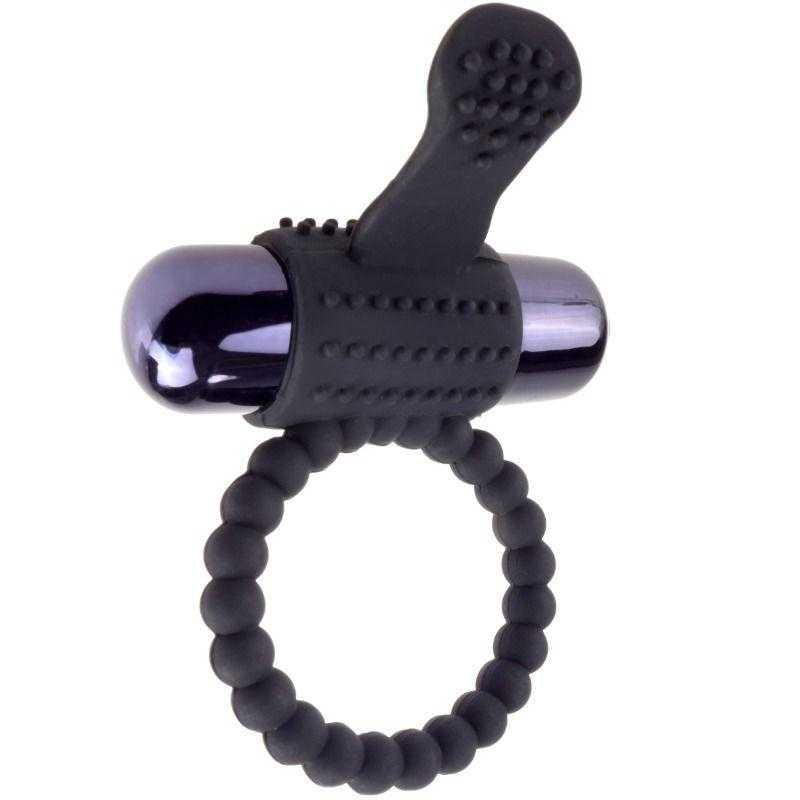 Fantasy c-ring anillo vibrador de silicona negro