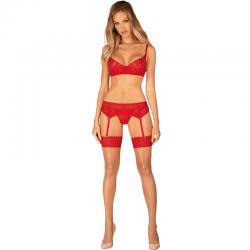 Obsessive - ingridia set tres piezas rojo xs/s