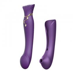 Zalo - queen set pulse wave clit stim morado