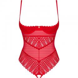 Obsessive - ingridia crotchless teddy rojo xs/s