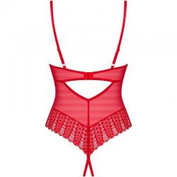 Obsessive - ingridia crotchless teddy rojo xs/s