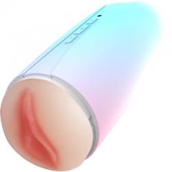 Armony - masturbador vibrador doble vagina & boca rainbow