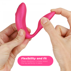 We-vibe - chorus vibrador parejas con control squeeze rosa