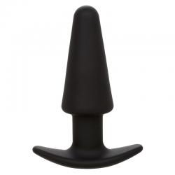 Calexotics - rock bottom plug anal cónico 10 vibraciones silicona negro