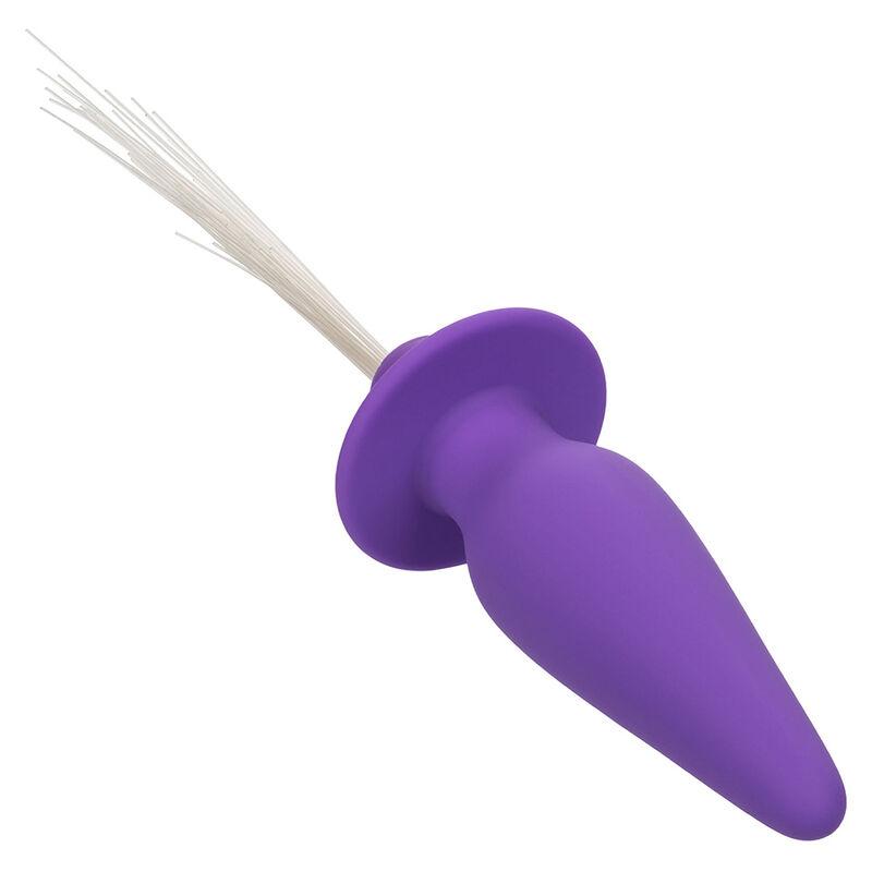 Calexotics - southern lights light up plug anal con luces 10 vibraciones silicona violeta