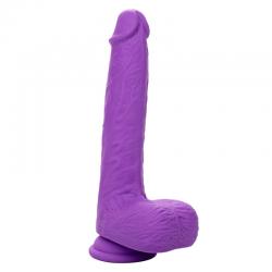 Calexotics - studs vibrador recargable y giratorio 10 vibraciones violeta