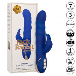 Calexotics - jack vibrador rabbit movimiento de ondas azul