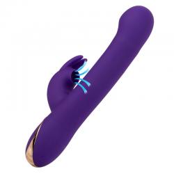 Calexotics - jack vibrador rabbit y estimulador 7 niveles de vibración y succión azul