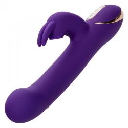 Calexotics - jack vibrador rabbit y estimulador 7 niveles de vibración y succión azul