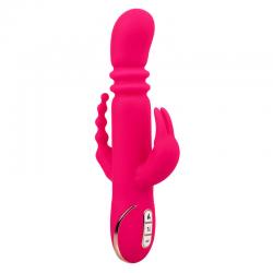 Calexotics - jack fantasy triple vibrador calentable rabbit rosa