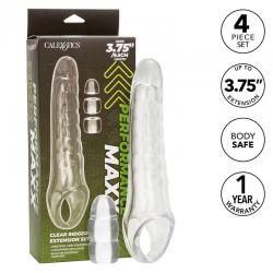 Calexotics - maxx extensor de pene ajustable transparente