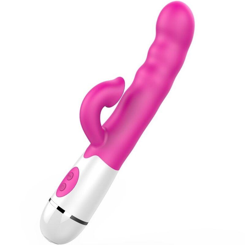 Armony - amir vibrador multifuncion con lengua estimuladora 16 velocidades rosa