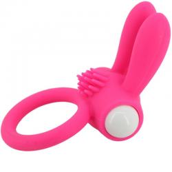 Armony - mr bunny anillo vibrador silicona pink