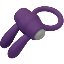 Armony - mr bunny anillo vibrador silicona purple