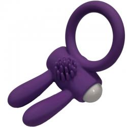 Armony - mr bunny anillo vibrador silicona purple