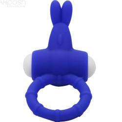 Armony - ms bunny anillo vibrador silicona azul