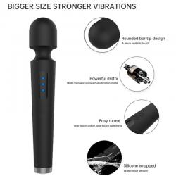 Armony - x power large masajeador & vibrador 7 vibraciones negro