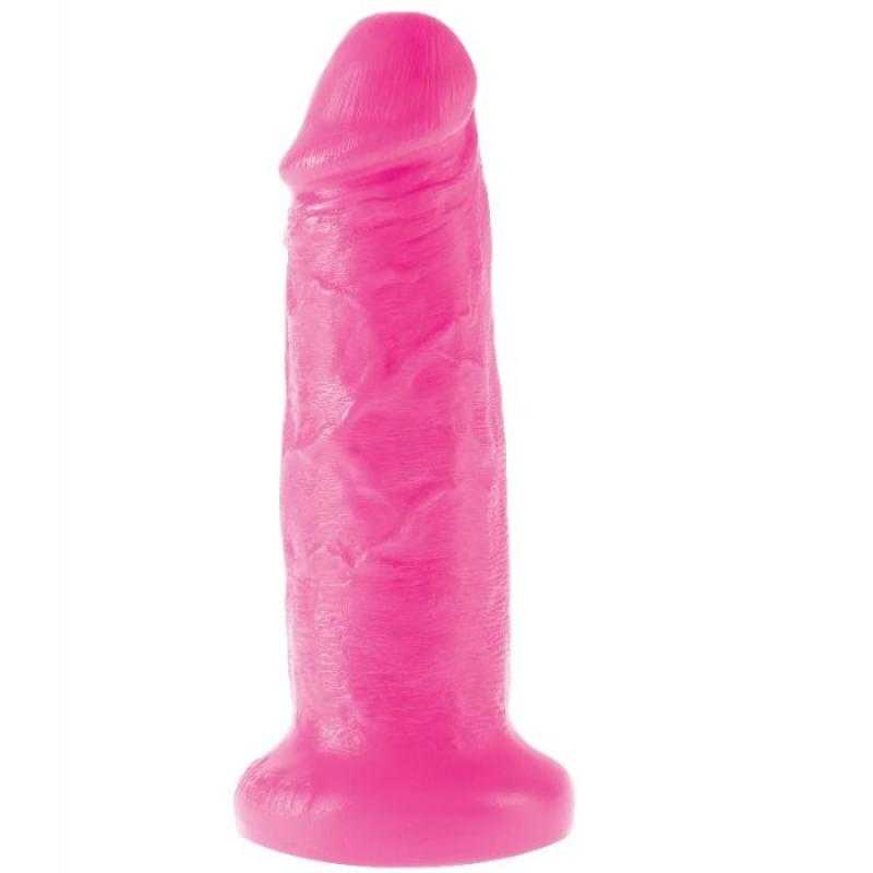 Dillio dildo con ventosa chub 15.2 cm rosa