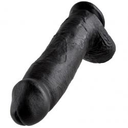 King cock 12" pene realistico negro 30.48 cm