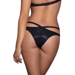 Queen lingerie - panties con doble tiranta cruzada l/xl