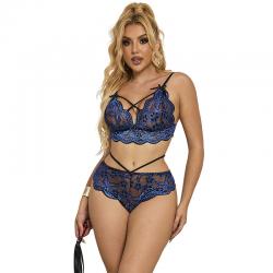 Subblime - 954062 sujetador + panties encaje azul s/m