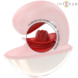 Intense - mariah vibrador & estimulador en forma de u 10 vibraciones rojo