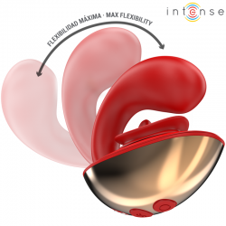 Intense - mariah vibrador & estimulador en forma de u 10 vibraciones rojo